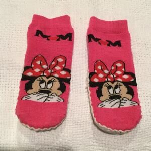 Mini slipper socks with antiskid cushion worn once
